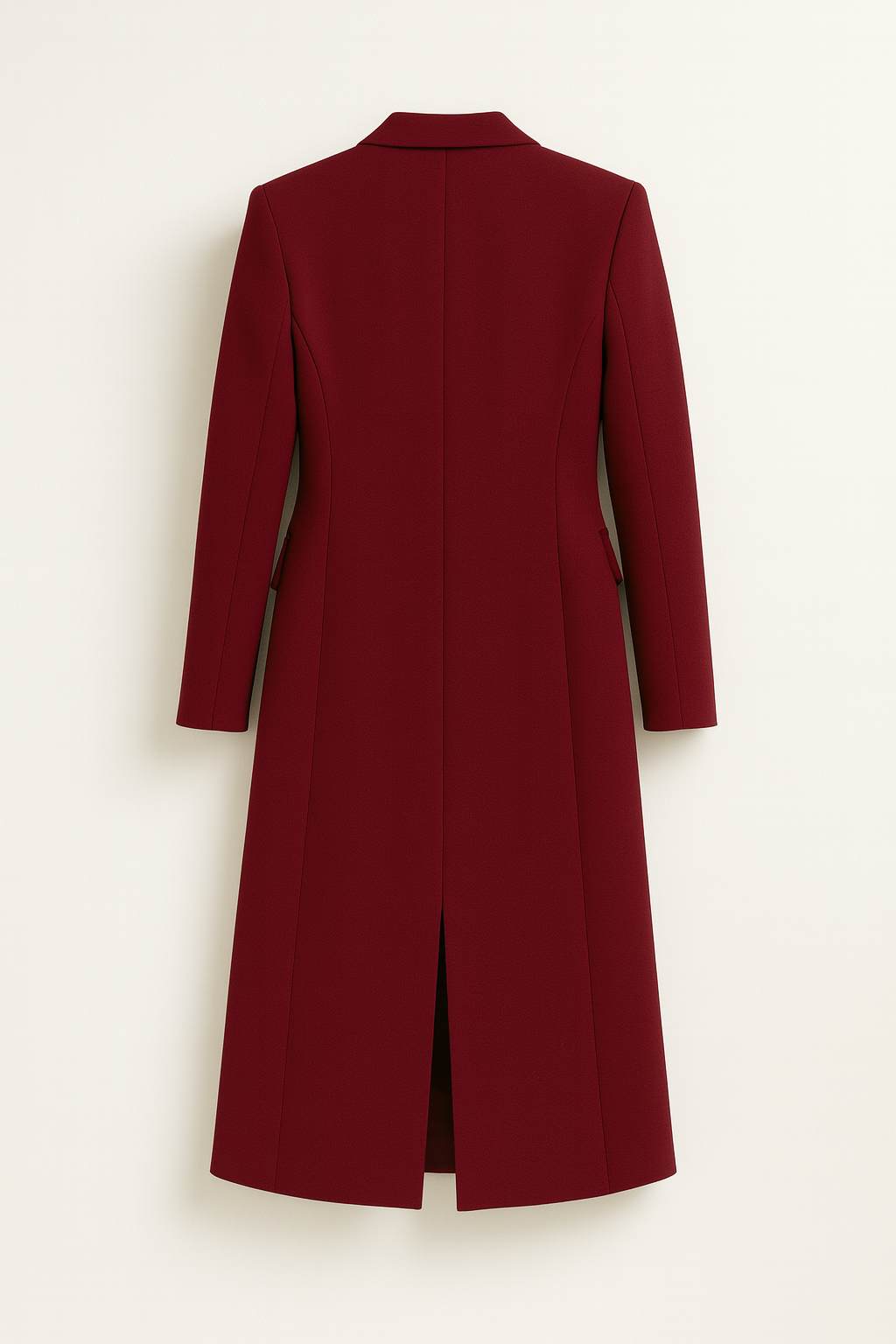 Women’s Long Wool Trench Coat | Classic Belted Winter Jacket