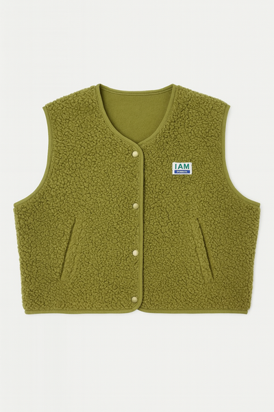 Women’s Wool Blend Vest | Button Front Bodywarmer