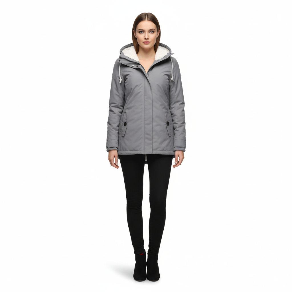 Women’s Long Waterproof Winter Coat | Hooded & Fleece Lined