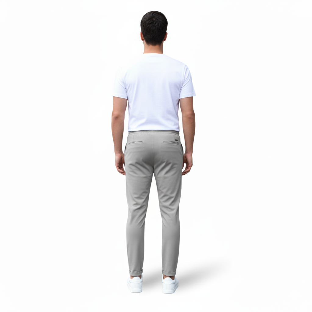 Men’s Stretch Trousers | Slim Fit Casual Pants