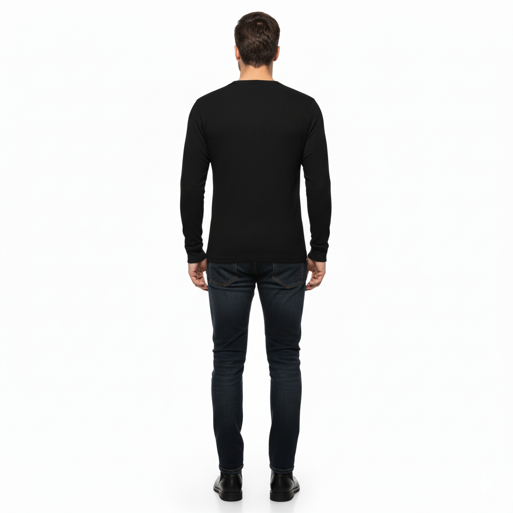 Men’s Long Sleeve T-Shirt | Soft Cotton Casual Top