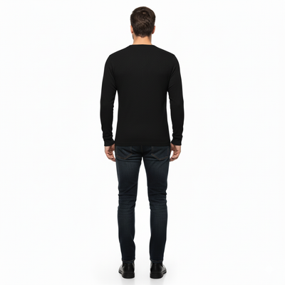 Men’s Long Sleeve T-Shirt | Soft Cotton Casual Top