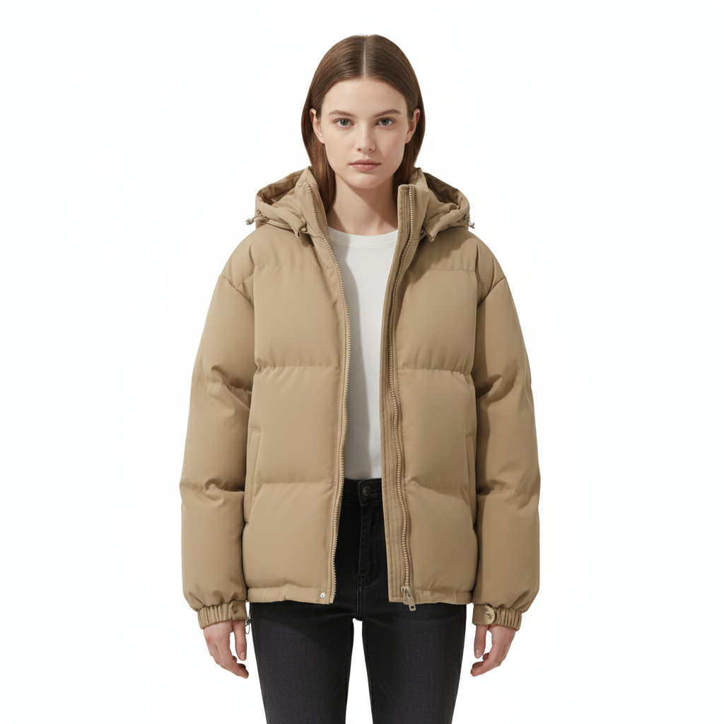 Women’s Winter Coat with Hood | Padded & Water Resistant