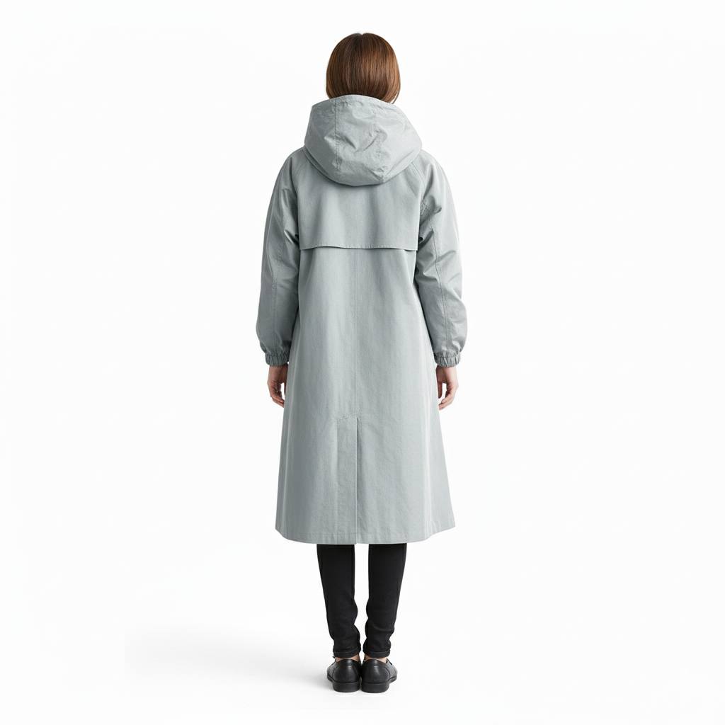 Women’s Waterproof Trench Coat with Hood | Lightweight & Windproof
