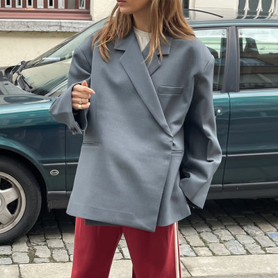 Women’s Oversized Blazer | Trendy Long Sleeve Suit Jacket