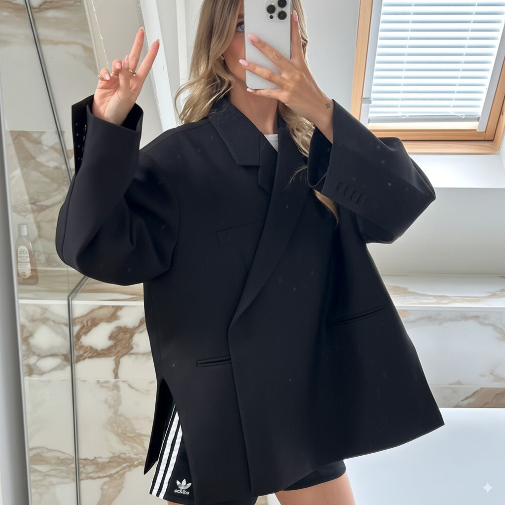 Women’s Oversized Blazer | Trendy Long Sleeve Suit Jacket