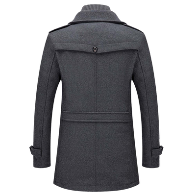 Men’s Long Coat | Wool Blend Overcoat