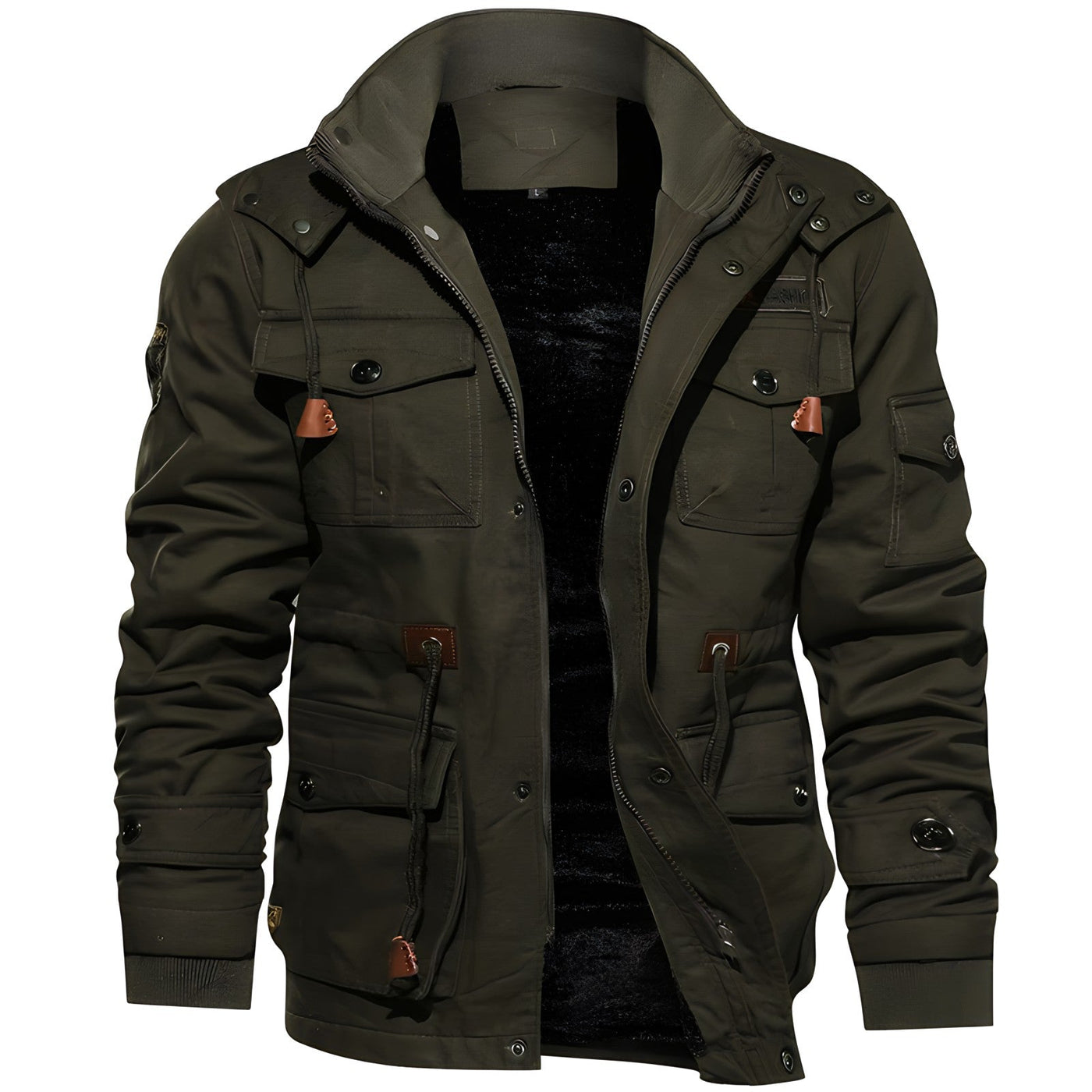 Men’s Military Jacket | Multi Pocket Windbreaker