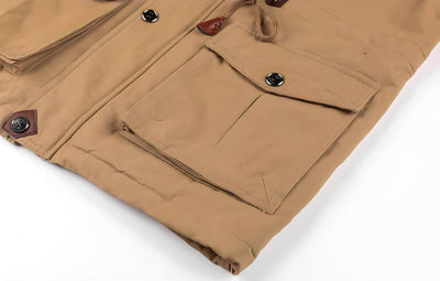 Men’s Military Jacket | Multi Pocket Windbreaker