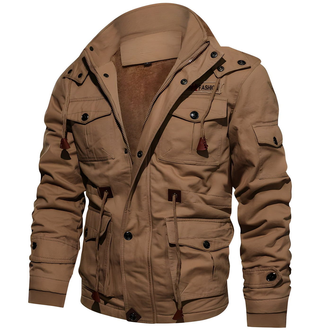 Men’s Military Jacket | Multi Pocket Windbreaker