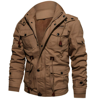 Men’s Military Jacket | Multi Pocket Windbreaker