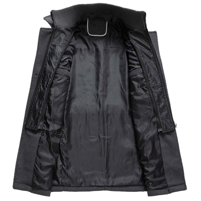 Men’s Long Coat | Wool Blend Overcoat