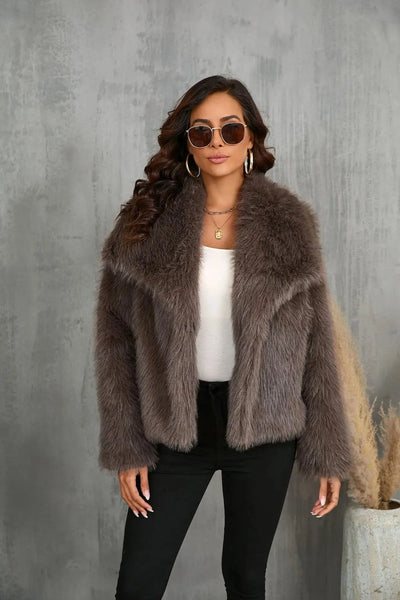 Women’s Faux Fur Coat | Soft Warm Long Winter Jacket