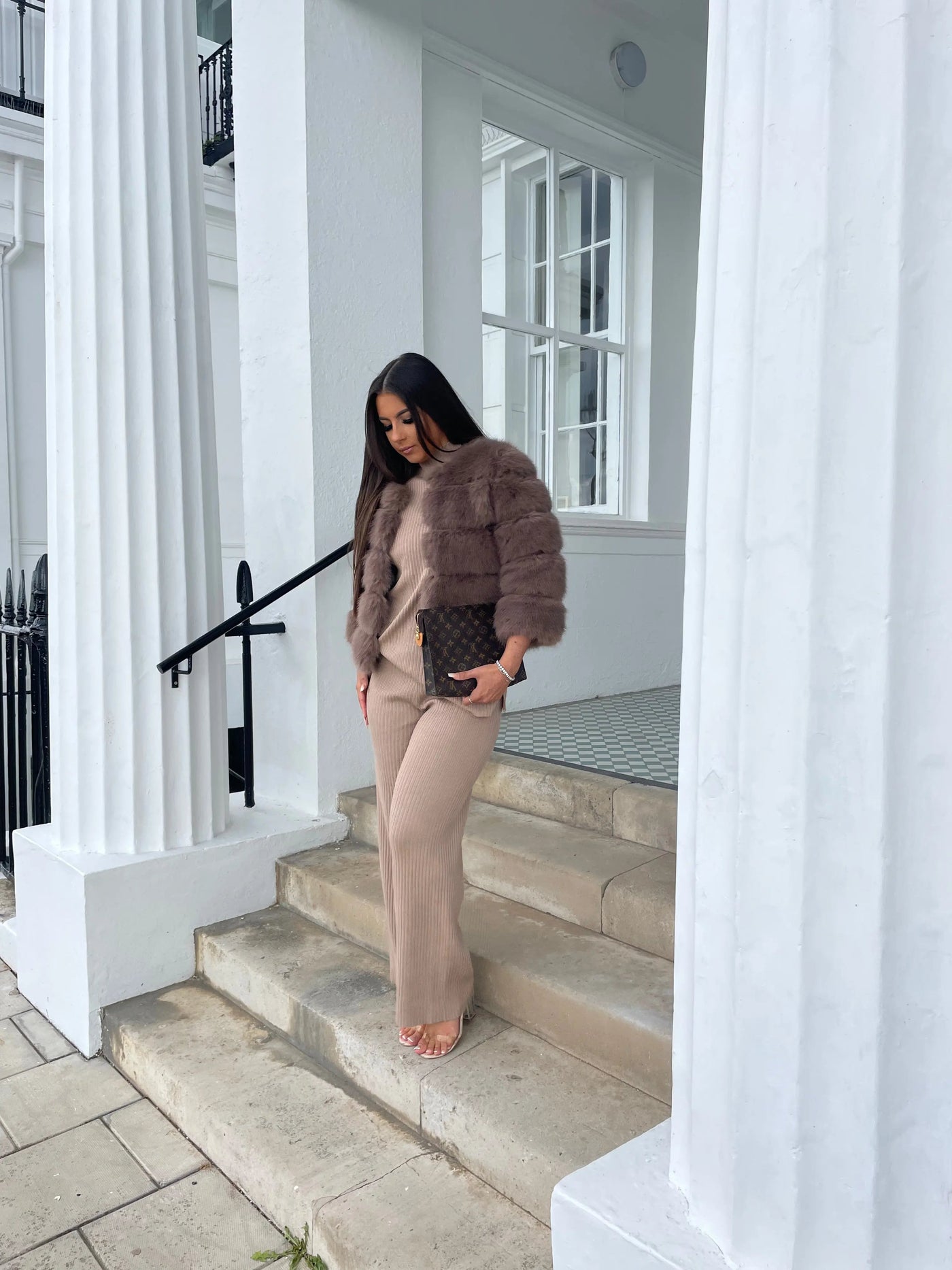 Women’s Faux Fur Jacket | Soft Plush Short Winter Coat