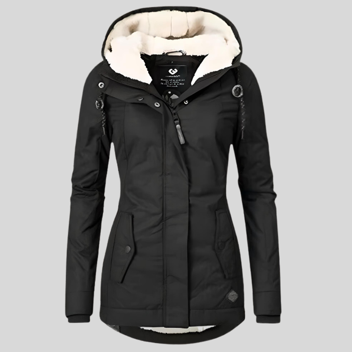 Women’s Long Waterproof Winter Coat | Hooded & Fleece Lined