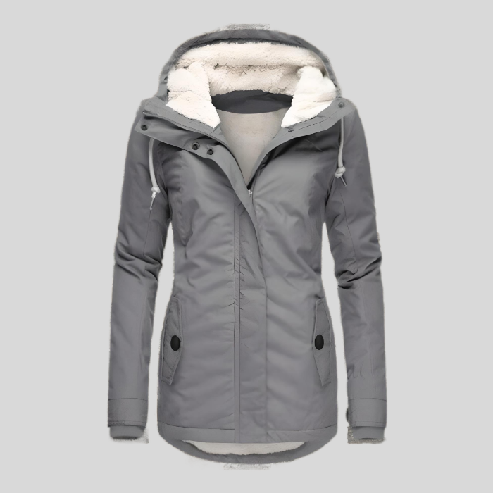 Women’s Long Waterproof Winter Coat | Hooded & Fleece Lined