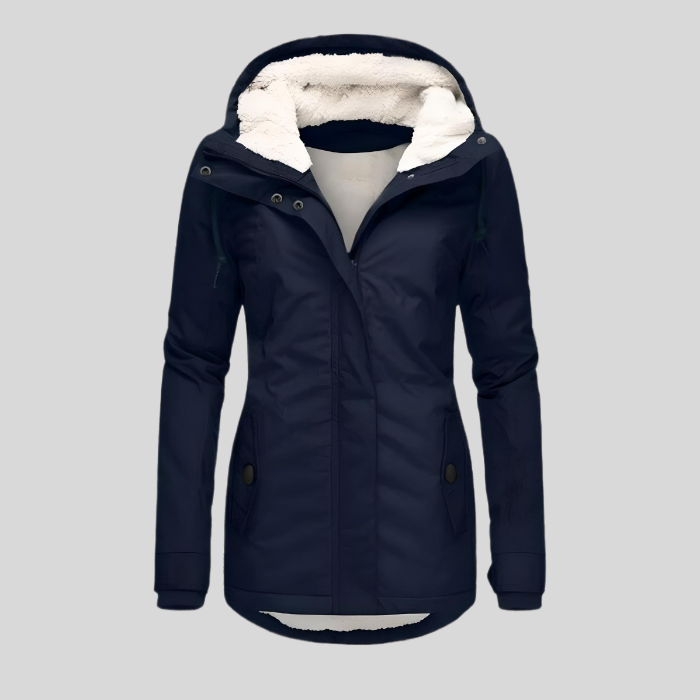 Women’s Long Waterproof Winter Coat | Hooded & Fleece Lined