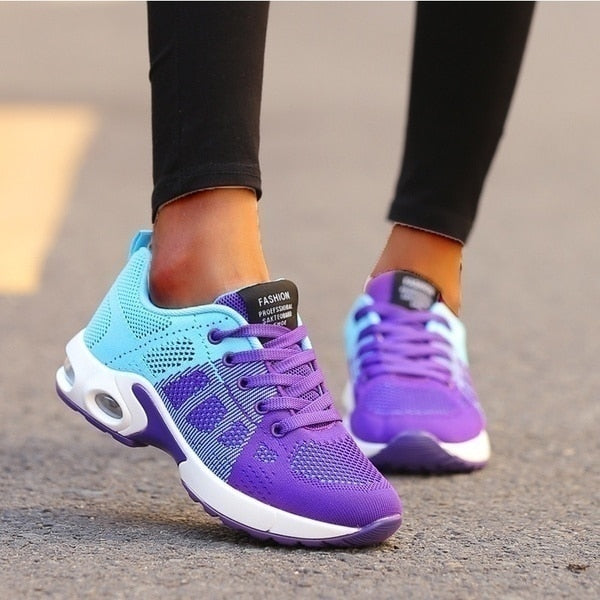 Women’s Ergonomic Trainers | Lightweight Cushioned Walking Shoes