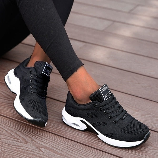 Women’s Ergonomic Trainers | Lightweight Cushioned Walking Shoes