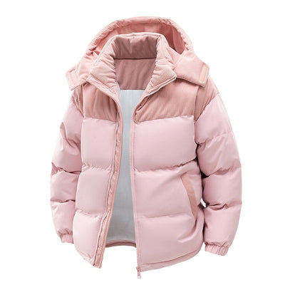 Women Insulated Puffer Jacket | Fleece Lined & Adjustable Hood