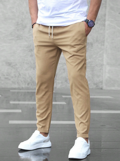 Men’s Stretch Trousers | Slim Fit Casual Pants