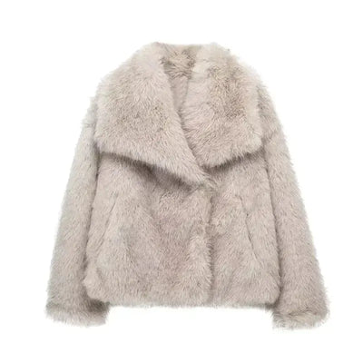 Women’s Faux Fur Coat | Soft Warm Long Winter Jacket