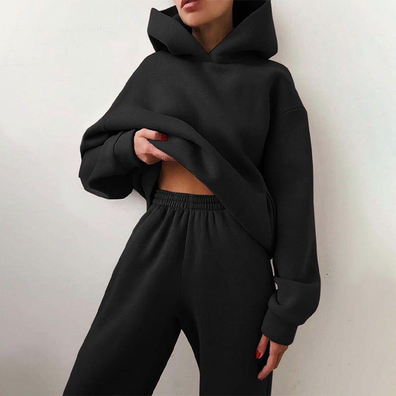 Women’s Tracksuit Set | Zip Hoodie & Joggers