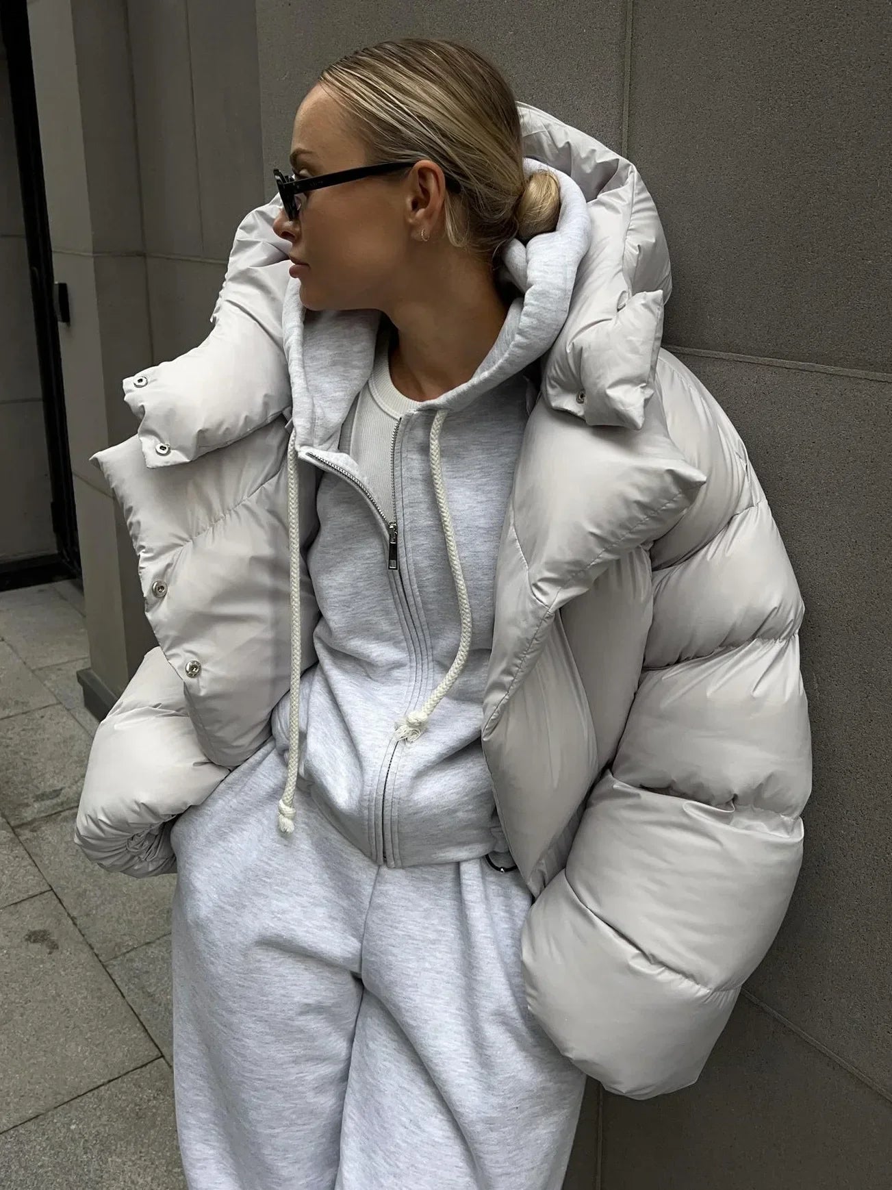 Women’s Oversized Quilted Puffer Jacket | Warm Winter Coat