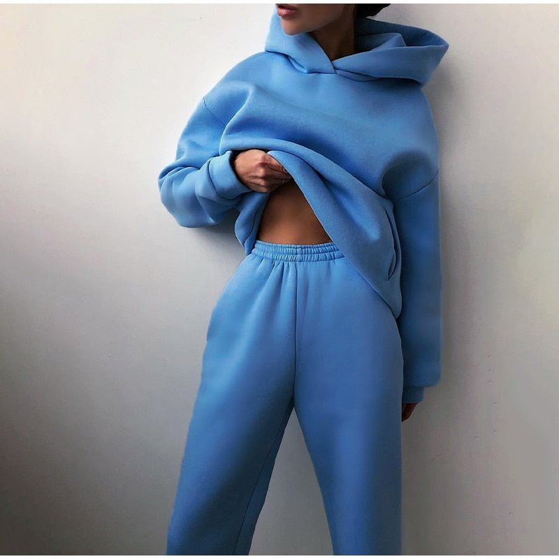Women’s Tracksuit Set | Zip Hoodie & Joggers