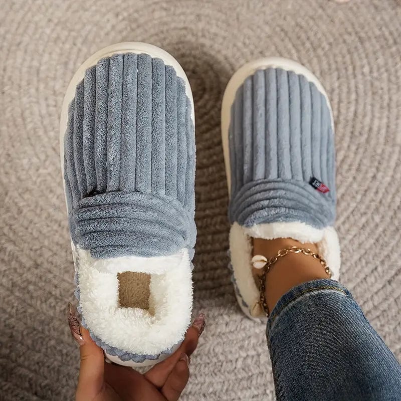 Women’s Plush Slippers | Soft Warm Indoor Shoes