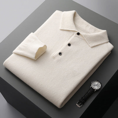 Men’s Cashmere Polo Shirt | Soft & Lightweight