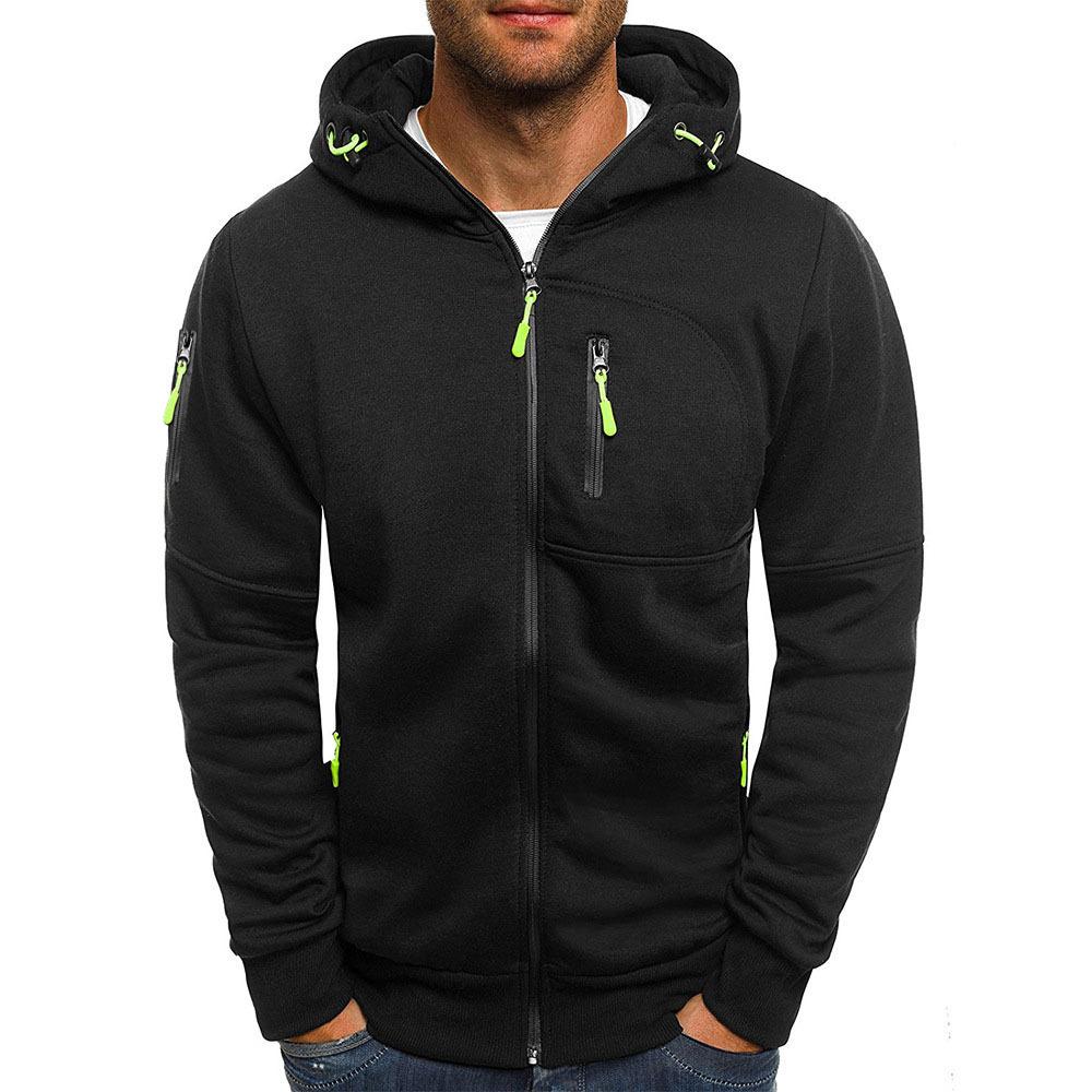 Men’s Hoodie Sweatshirt Jacket | Zip Up Casual Style