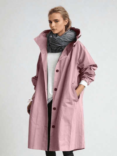 Women’s Waterproof Trench Coat | Long Belted Rain Jacket