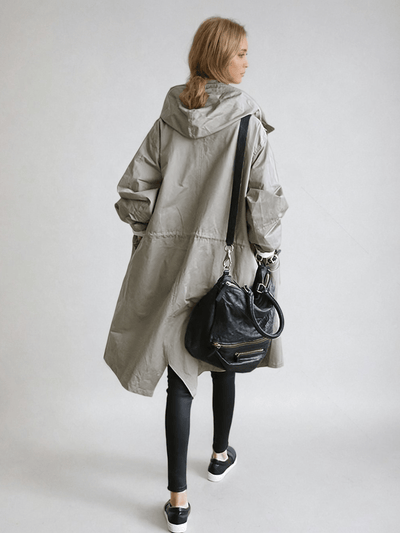 Women’s Waterproof Trench Coat | Long Belted Rain Jacket