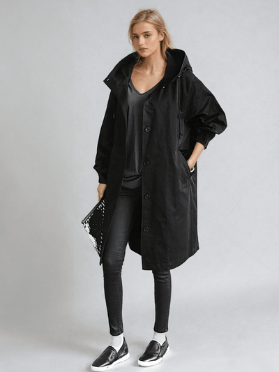 Women’s Waterproof Trench Coat | Long Belted Rain Jacket