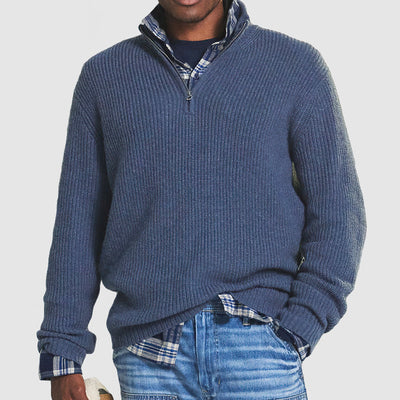 Men’s Knitted Sweater | Soft Cotton Crew Neck