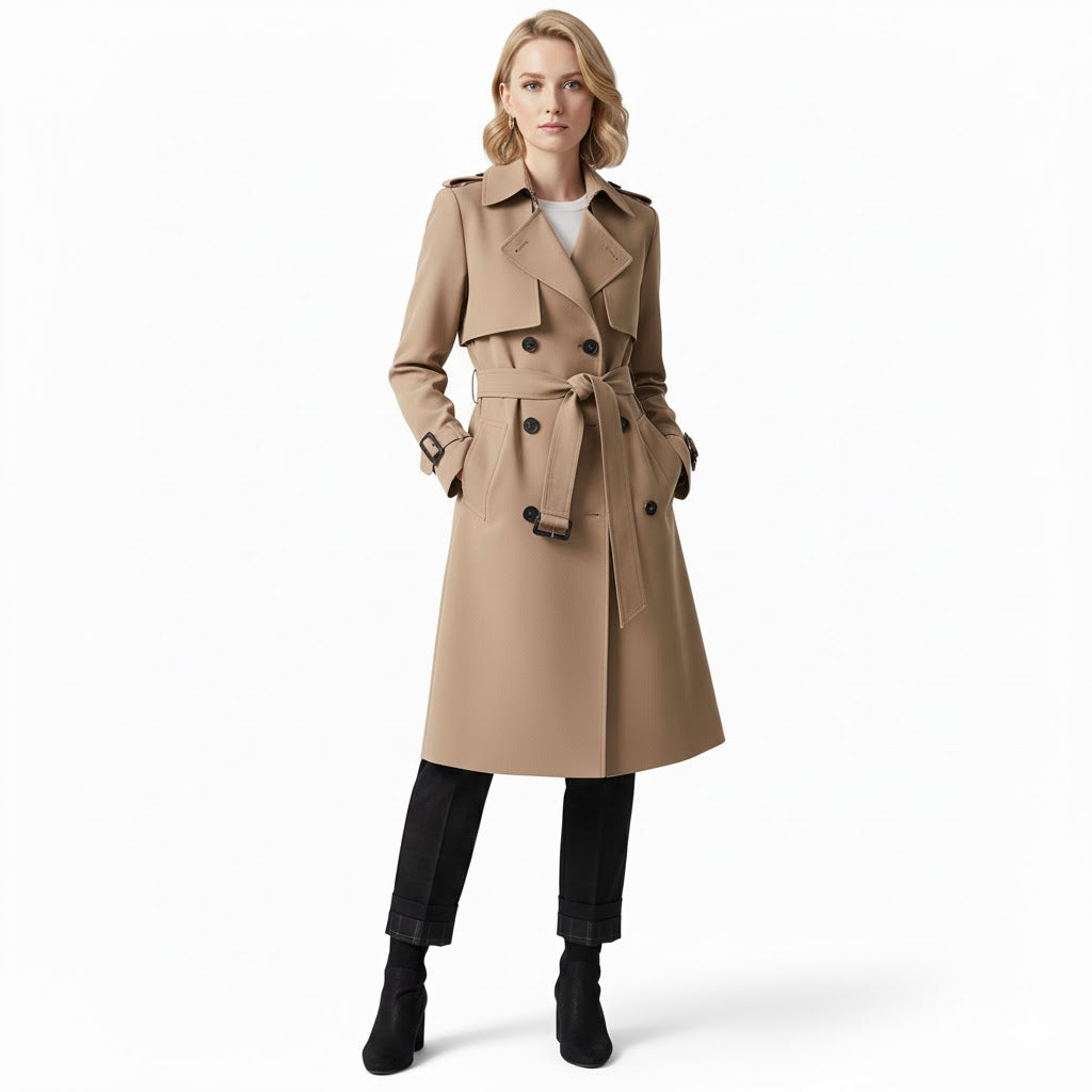 Women’s Classic Trench Coat | Belted Design